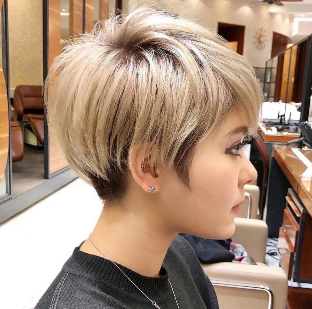 cool short hairstyle for women