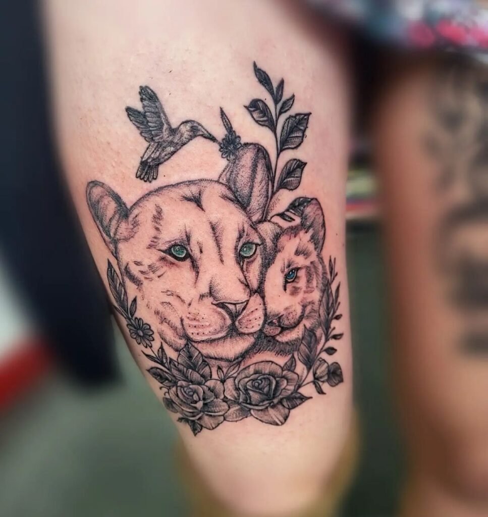 Girls thigh tattoos
