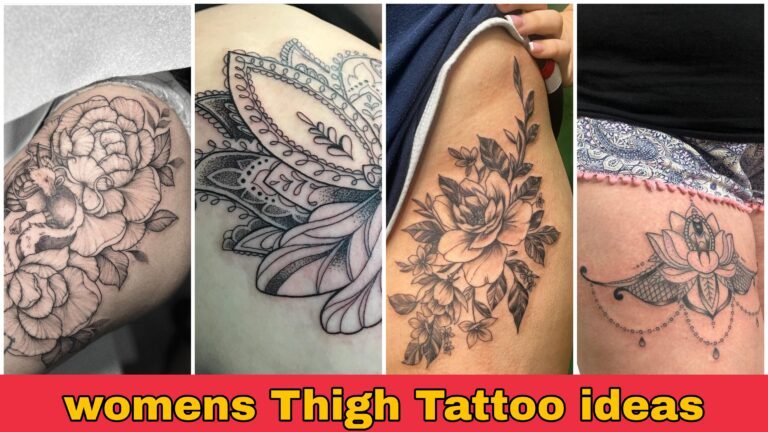 Womens Thigh Tattoos Design Ideas