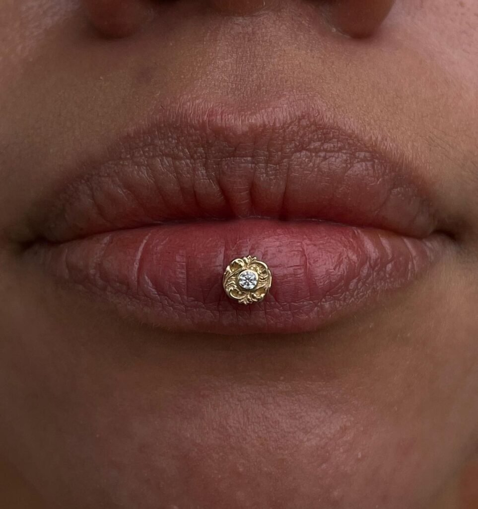 Bold ashley piercing