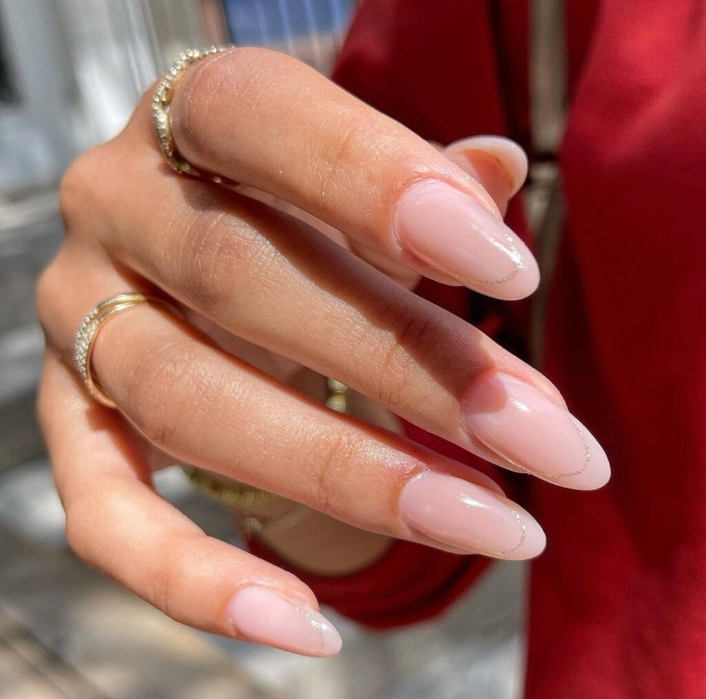 Stunning light pink nails