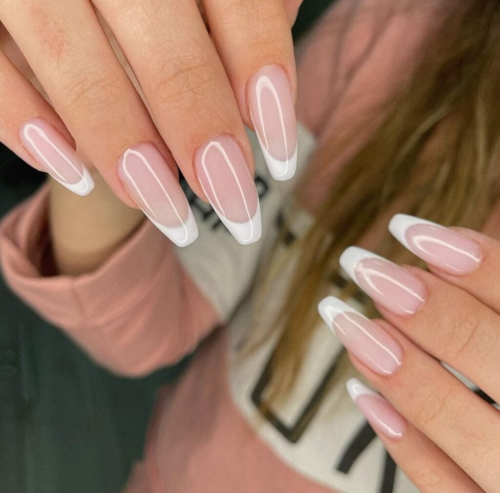 light pink nails