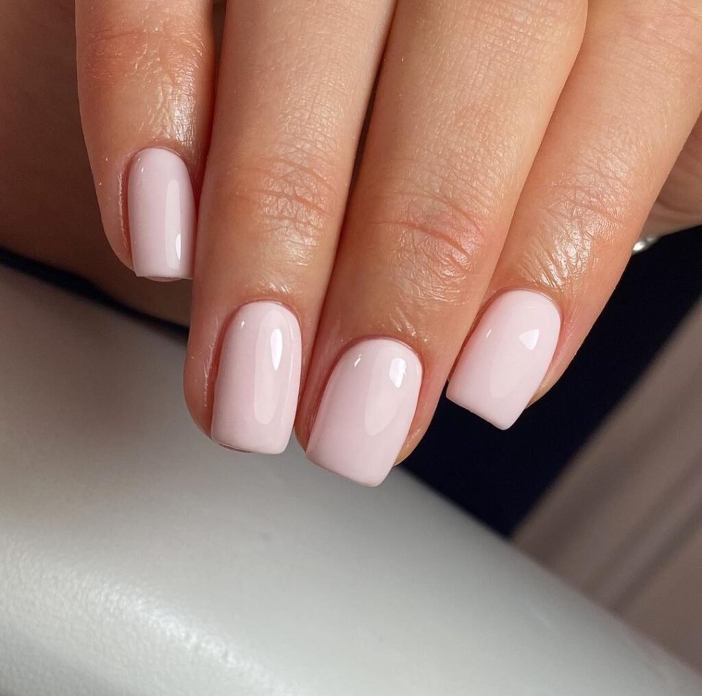 light pink nails pictures