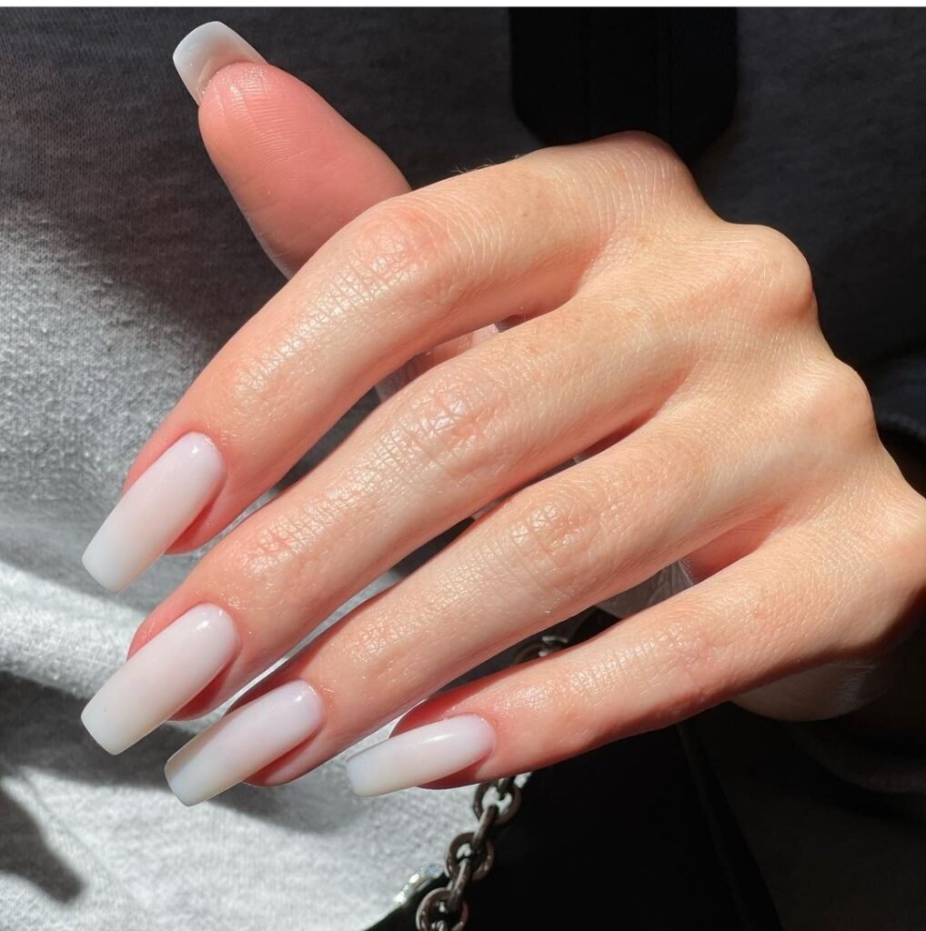 Long nails simple designs