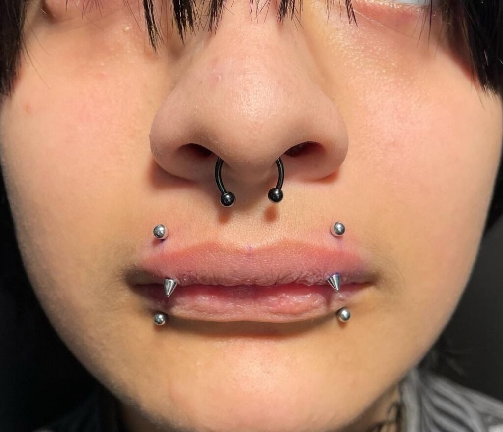 Snake bite piercing men ideas