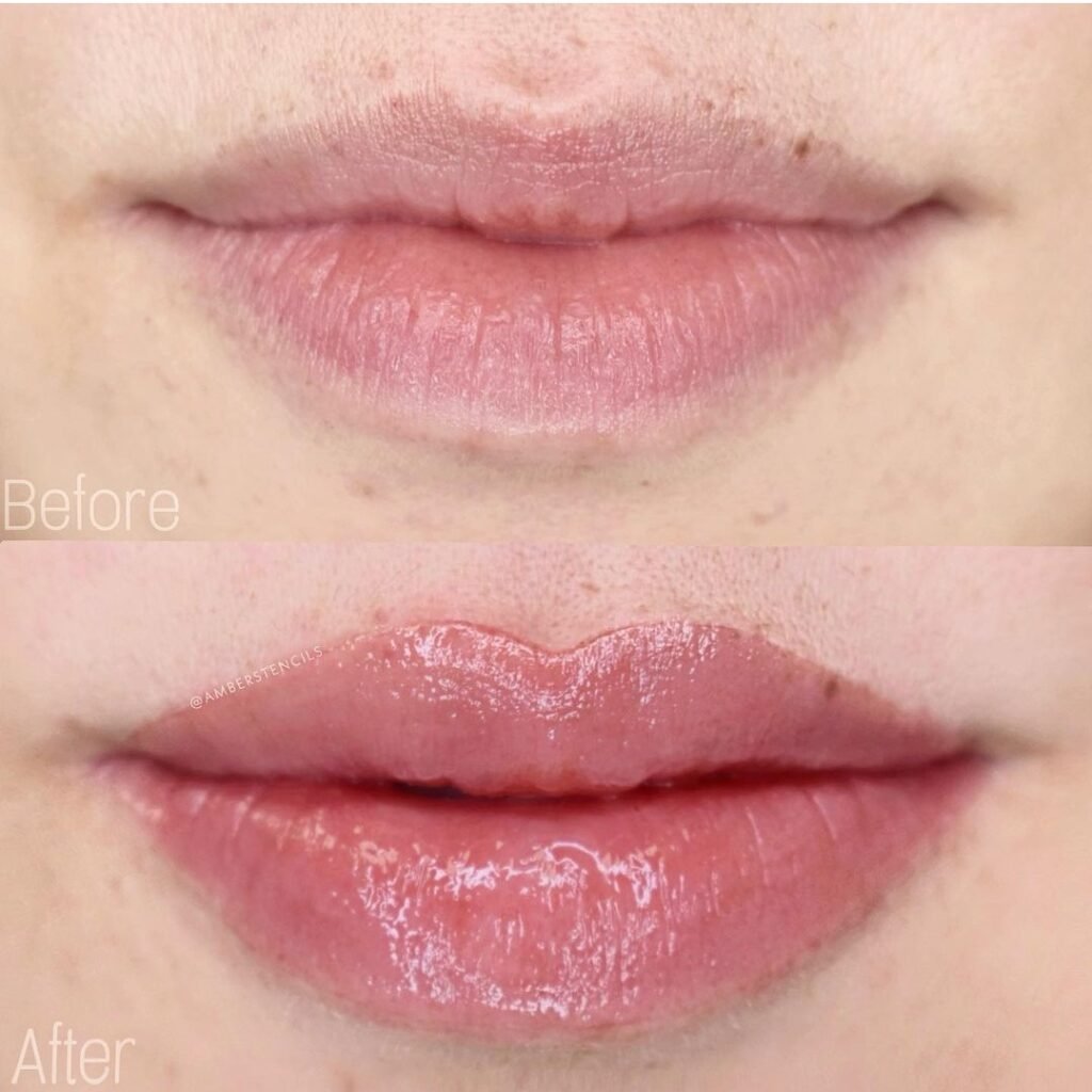 Stunning look tattoos lips