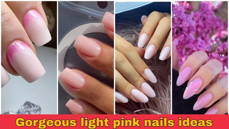 light pink nails ideas
